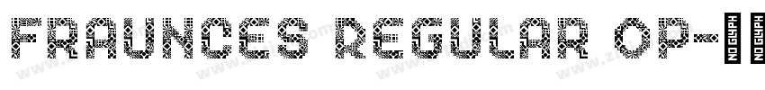 Fraunces Regular Op字体转换